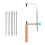 DIY Wooden Handle Wire Saw MINI U Type Metal Hand Coping Professional Cutting Tools for Various Materials 2