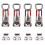 4PCS Adjustable Toolbox Case Metal Toggle Latch Catch Clasp Quick Release Clamp Anti-Slip Push Pull Tools 8