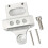 3 Port for , AEM Boost Controller Solenoid Valve Mount Holder Bracket Kit CNC Billet Aluminum Silver 7