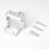 3 Port for , AEM Boost Controller Solenoid Valve Mount Holder Bracket Kit CNC Billet Aluminum Silver 6