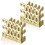 10pcs Baseboard Corner Protectors-Brass Skirting Board Protectors,Decorative Protector Cover,for Table Cabinet 1