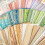 96 Sheets Textured Scrapbook Paper & Mesh Fabric Assorted Set,6 Pack Mixed Special for Scrapbooking Planner 6