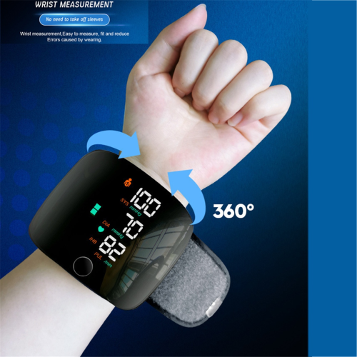 Rechargeable Blood Pressure Meter Wrist Eter Smart Touch Screen 2