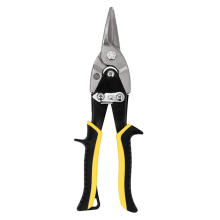 10 Inch Aviation Tin Snips, Heavy Duty Metal Cutter Shears for Cutting Sheet Metal, Straight Cut, Chrome Vanadium Steel