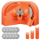 Drill Bit Sharpener Multipurpose Grinding, Electric Impact Knife Sharpener,Disposable Double-Sided Polishing A 2