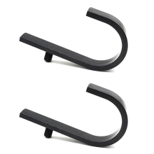2PCS Storage Shed J Hook for /Crafstman Shed, Wall Mount Hanger Organizer Organizing Tool, Ladders Black