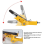 3/8inch Pneumatic Belt Sander Air Grinder Sanding Machine for 10x330mm 4
