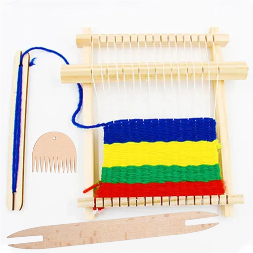 12Pcs Tapestry Weaving Stick Kit, 7Pcs Big Eye Needles Stick, 2 ,2 Comb 2