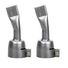 2Pcs 20mm Flat Welding Nozzle Tips for PVC Floor Weld Stainless Steel Welder Tip Hot Air Tourch GunSoldering