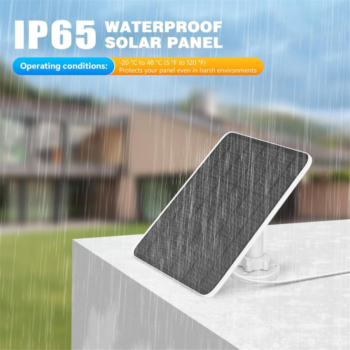 Solar Panel for Ring Doorbell, 5W Video Doorbell 2, 3, 3+ 1