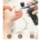 Airbrush Kit with Compressor, Portable Nail Spraygun, Rechargeable Cordless Set, Handheld Machine A 4