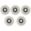 Angle Grinder Cutting Blade for Stone Ceramic,4in Super Thin Tile Saw Blade,Rock Slab and Grinding Disc 5PC 8
