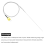 K Type Thermocouple with Plug, Meter Temperature Sensor Probe -50 to 1100C,3.3ft Wire 2.5x300mm 4