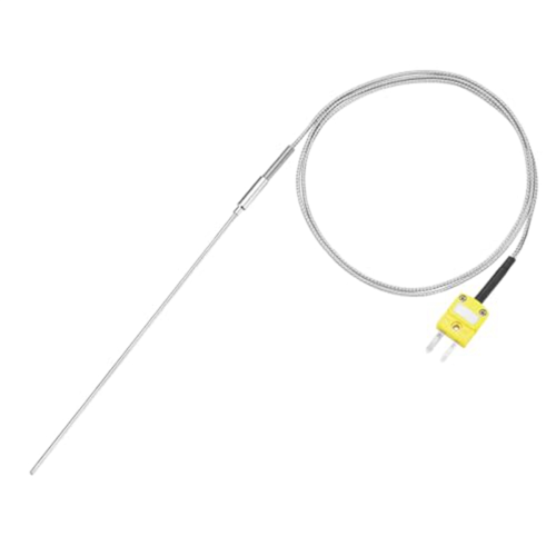 K Type Thermocouple with Plug, Meter Temperature Sensor Probe -50 to 1100C,3.3ft Wire 1x150mm