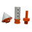 Brazed Diamond Milling Bit Chamferer Ceramic Tile Hole Expander 5/8-11 Thread Adapter Conical Stone Grinding Bits 3Pcs 8