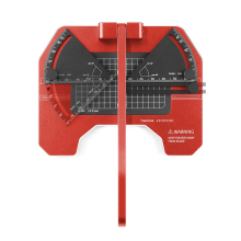 AT-CJ Angel Cutting Station Aluminum Alloy Fixed Angle Model Tool Accurate Shaping Cut Rubber Plates Rods Plastic