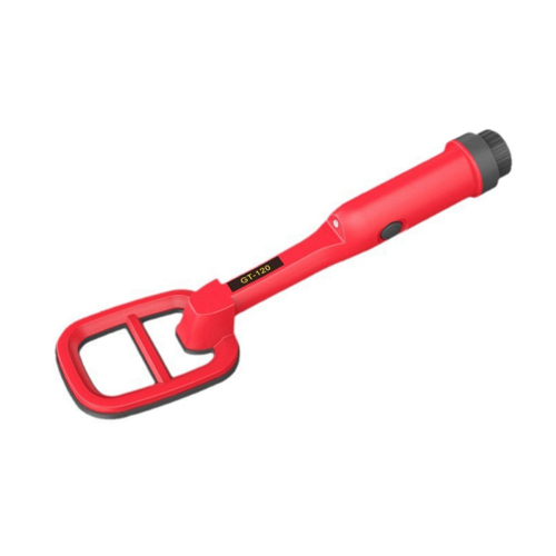 GT120 Handheld Diving Metal Detector Pinpointer Pointer Probe Waterproof Pinpointing 4.2Inch Search Coil Red
