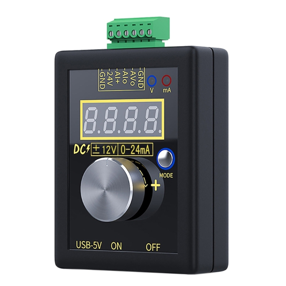 Practical Current Generator With 3 Power Supply Methods Rechargeable Analog 0-12V 0-24Ma -002 Calibrator 4851335093078