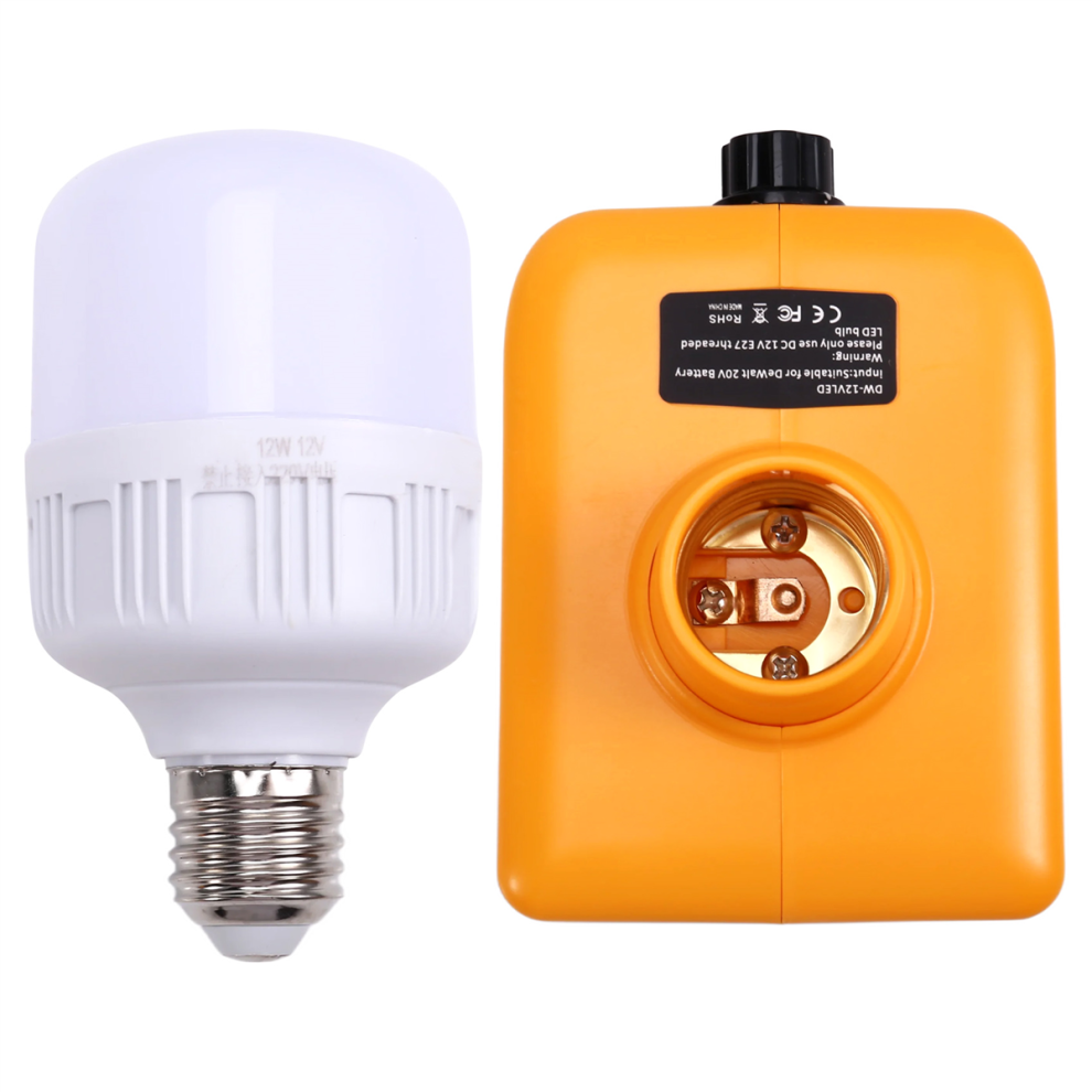 For 18V 20V Battery Led Work Light Flashlight Spotlight Outdoor Emergency Tool 4851335091623