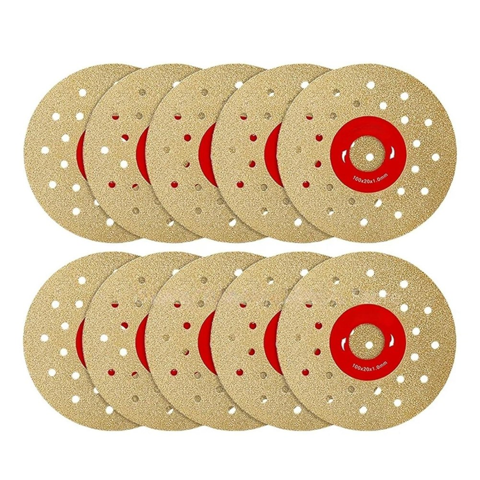 4 Inch Diamond Cutting Disc Angle Grinder Grinding Wheel Slab Ceramic Tiles Marble Porcelain Disc,10Pcs 4851335097397