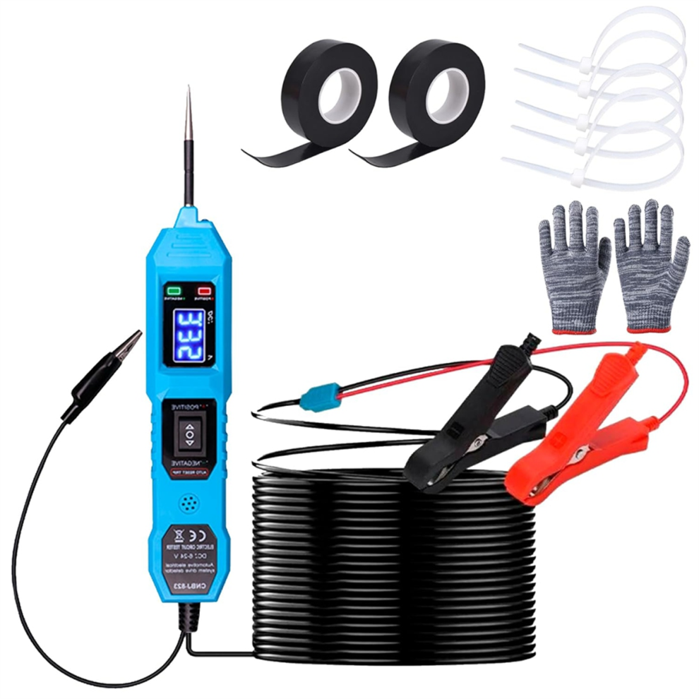 Power Circuit Probe Tester 6V-24V Dc Test Car Fuse Tool 12V Short Detector Electrical Kit B Light 4851335094860
