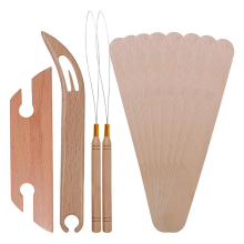 Inkle Weaving Shuttles Set Multifunctional Tool Practical Needle Threader for Enthusiasts Craft Lovers