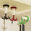 360 Degrees Rotating Folding Hook, Self-Adhesive Suction Cup Hooks Kitchen Utensil Holder Green 2