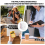 2 Pack A6 Soft PVC 6 Rings Binder, Clear Budget Refillable Planner Ring Binder Cover with Snap Button 7