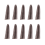 10PCS Leather Finger Protector Thimble Guards Tools for Hand Craft Jewelry Making,Brown 1