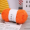 Glass yarn DIY hand-woven doll gold Braided bright Red 6