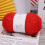 Glass yarn DIY hand-woven doll gold Braided bright Red 4