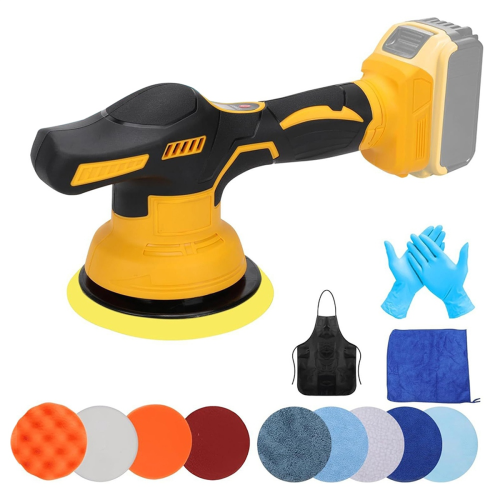 Cordless Car Buffer Polisher for 20V Battery 8Variable Speed 3500RPM Detailing Waxing 1