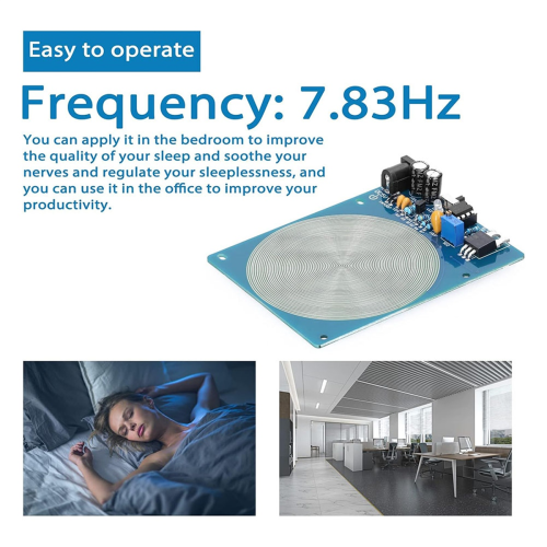 7.83Hz Waves Generator,Ultra-Low Frequency Pulse Audio Resonator USB Interface with Indicator Light on Off B 2