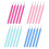 Paper Quilling Tools 24 Pcs Slotted Kit 4 Colors Rolling Multi-Function Needle Pen for Flower 8