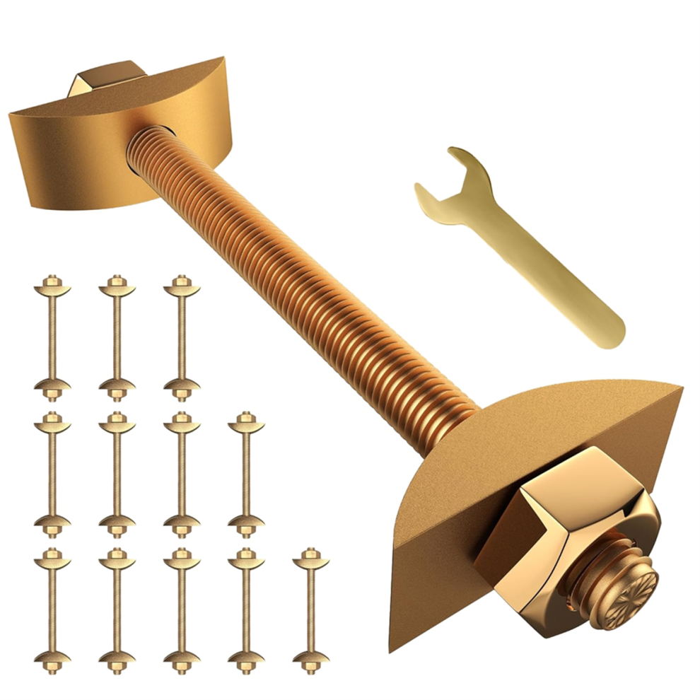 Countertop Connector Bolts, M8x100mm Joint Fasteners, Drawbolt/Bed/Butcher Block Kit,12Pcs 4851335005798