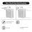12pcs Wire Shelf End Brackets, Heavy Duty Closet Shelves Brackets Wall Mount Corner Support Bracket 2