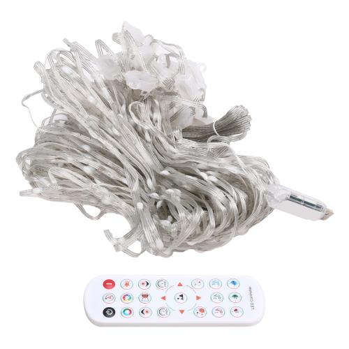 Smart Curtain Lights Bluetooth App Control RGB LED String Waterproof Fairy Light USB DIY Display Room Decor 1