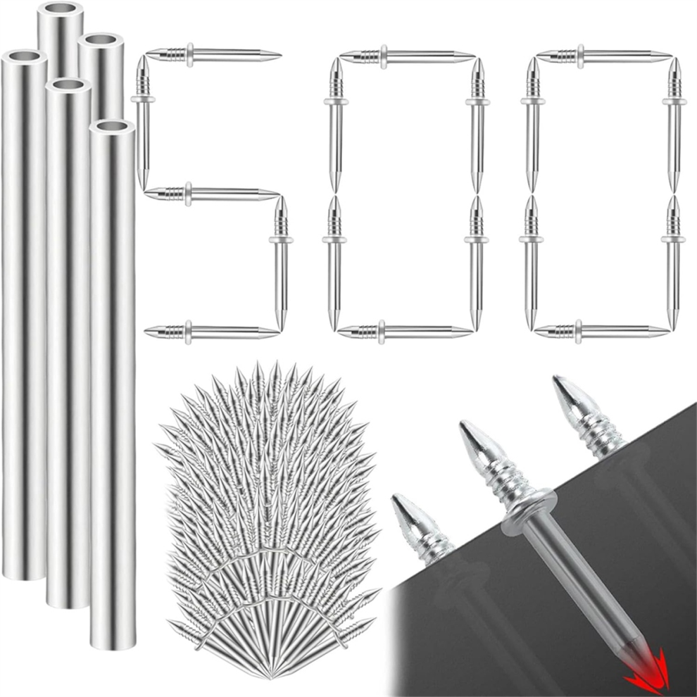 500Pcs Hardware Carbon Steel Nails For Seamless Installation,Double-Head Skirting Thread Nail,Skirting Marking 4851335004432