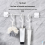 12Pack S Hooks Rack Hanger Shaped Hanging Flexible Neck for Easy Twist Kitchen Bathroom White 5