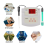 2 in 1 PH/Temp PH Tester Quality Analyzer Desktop Automatic Calibration Acidity Meter Laboratory Aquarium Pool EU Plug 3