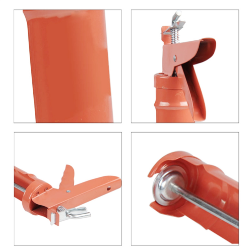 2PCS Caulking Tool, 10:1 Thrust Ratio, Caulk Tool No Drip, Hand for Glass Glue and Silicone 1