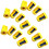 15pcs Octagonal Carpenter Pencil Sharpener Square Oval Pen Manual Yellow 8