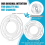 Upgraded 4-Pack Universal Lamp Mounting Brackets with Screws and Nuts for Ceiling Lights, Wall Lights 2