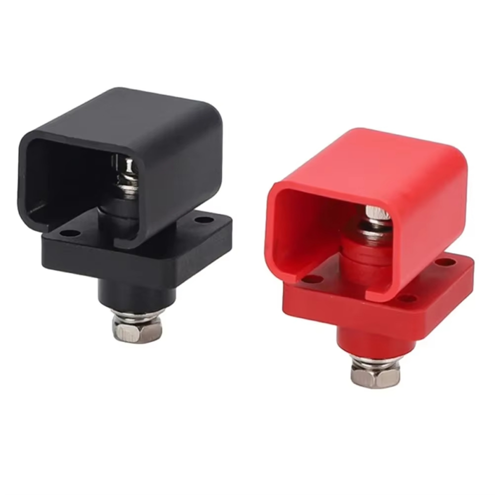 2Pcs 200A High Current Energy Storage Terminal Battery Connector Block Dc500v M8 Wire Core Diameter Lithium 4851335015797