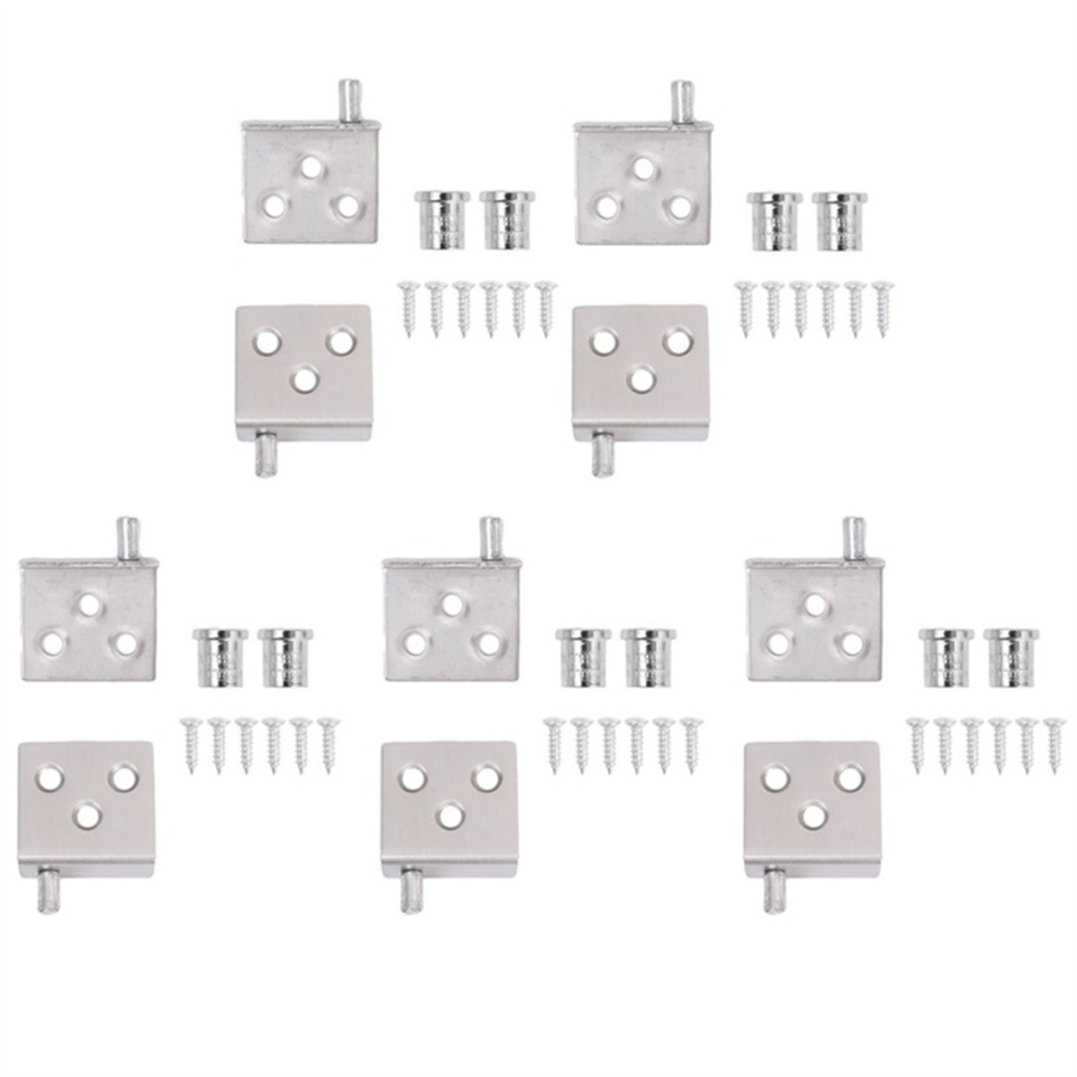 Photos - Other for Repair Jehiatek 10Pcs Concealed Hinges Cabinet Up and Down Door Pivot CT Corner Codes for Wood Panel Cupboard Display Support 