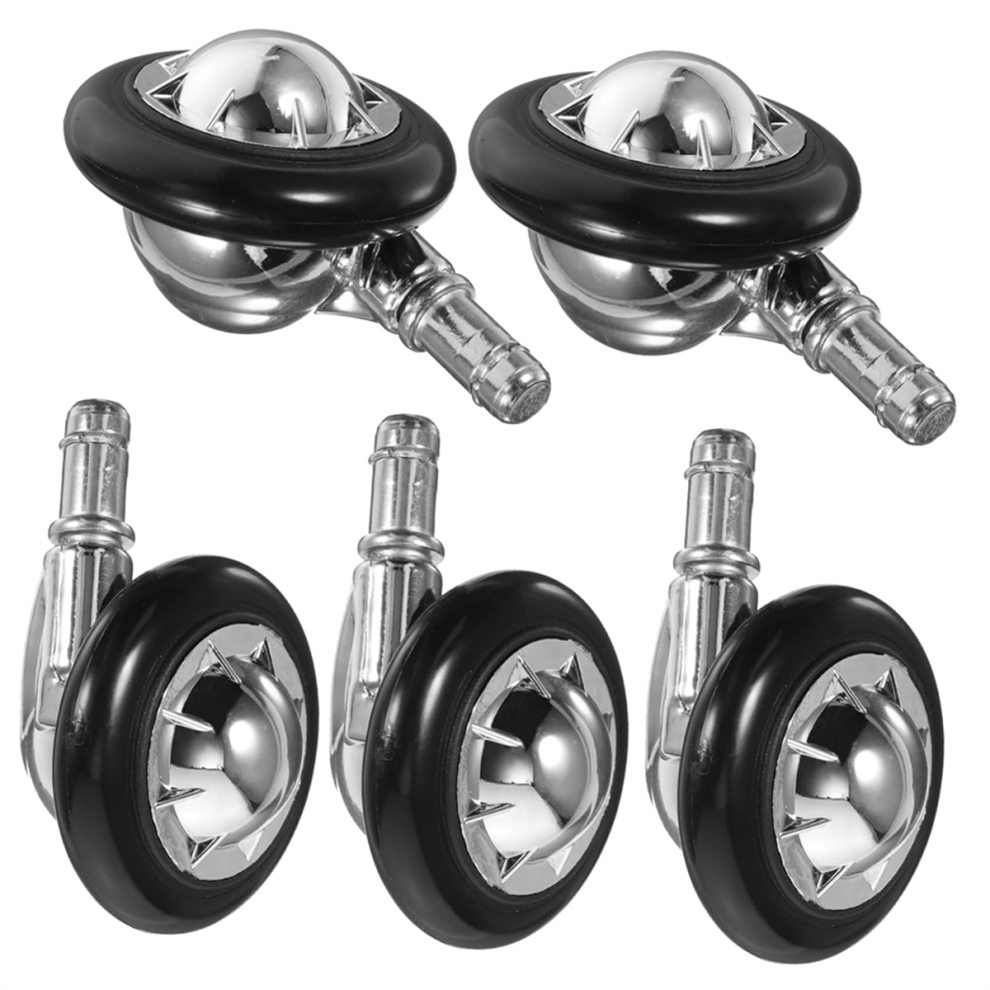 5Pcs Casters Swivel Wheels Heavy Duty Chair Mute Desk Caster Computer Office 4851335014790