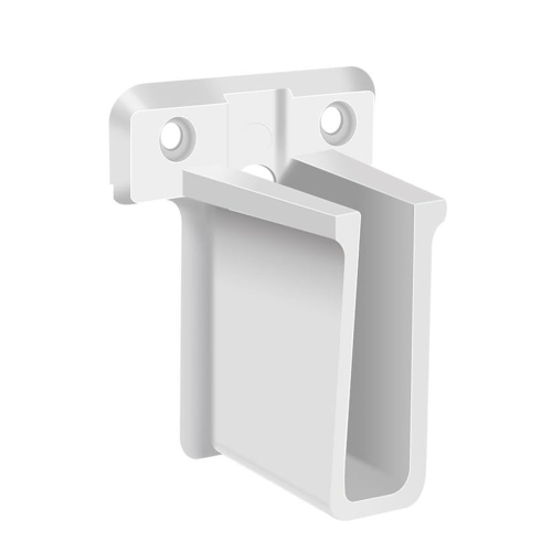 6 Pack Wire Shelf End Brackets Closet Shelves Plastic Wall Mount with Screws for 1