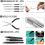 3D Printer Tools Kit Essential,3D Printing Kit,3D Accessories,Deburring Tool,Wire Cutter,Drill,Scraper 3