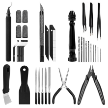 3D Printer Tools Kit Essential,3D Printing Kit,3D Accessories,Deburring Tool,Wire Cutter,Drill,Scraper