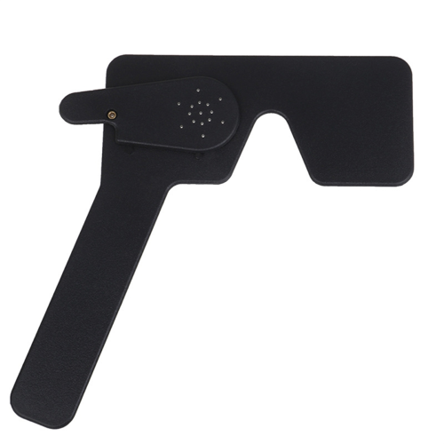 Eye Shield for Vision Test and Optometry Spoon Eyesight Adjustment Ruler 1